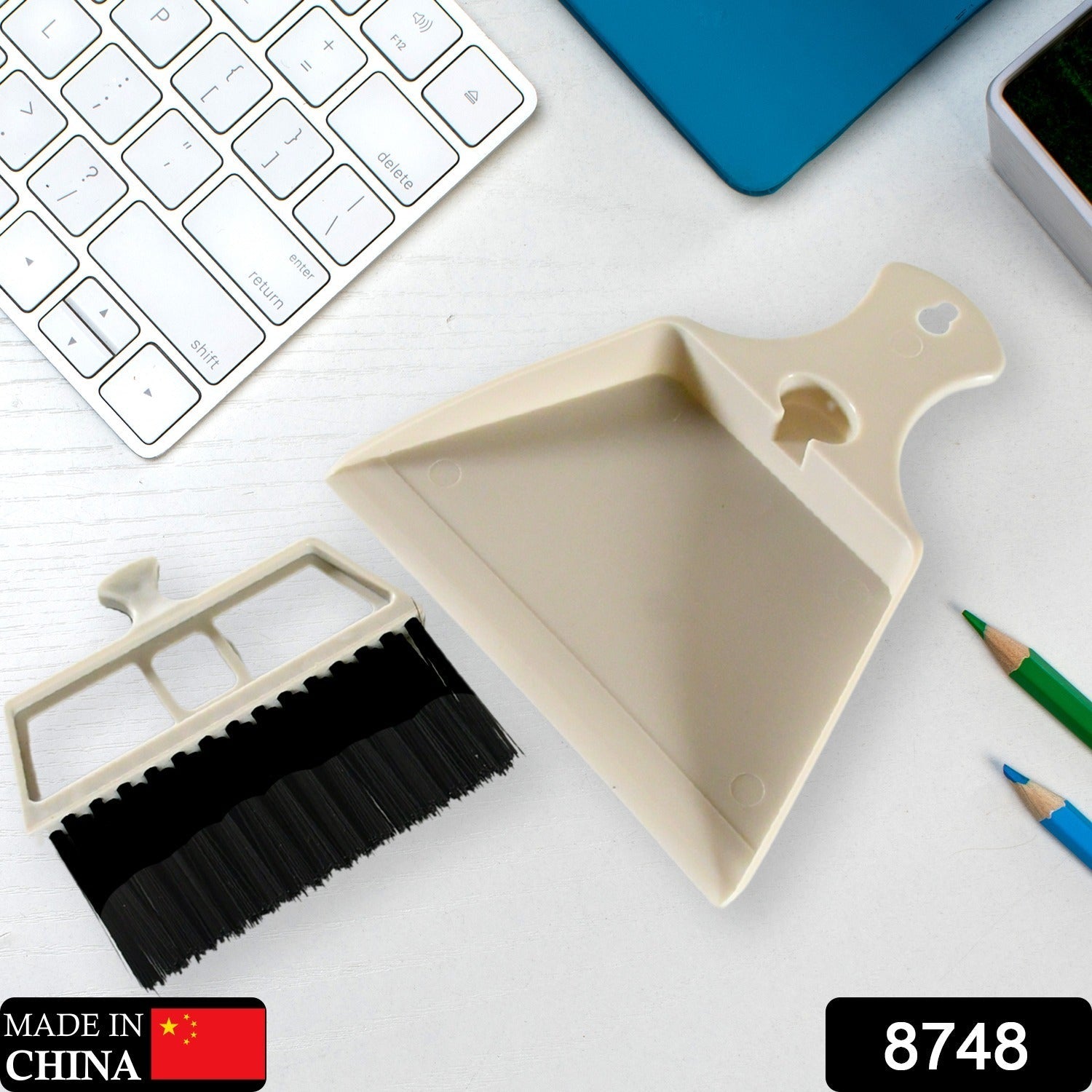 8748 Dustpan Supdi with Brush, Dustpan For Car Office Desk, Wardrobe, Dinning Table, laptop, Keyboard Cleaning, Multipurpose Cleaning 8748 Dustpan Supdi with Brush, Dustpan For Car Office Desk, Wardrobe, Dinning Table, laptop, Keyboard Cleaning, Multipurpose Cleaning